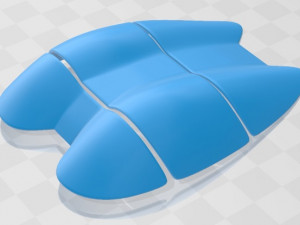 lincoln futura 1955 printable car 3D Druckmodell