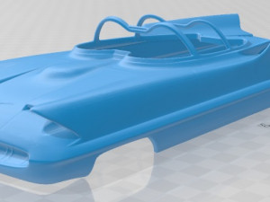 lincoln futura 1955 printable car 3D Druckmodell