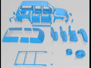 suburban t 2005 printable car Model do druku 3D