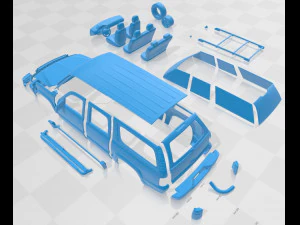 suburban t 2005 printable car 3D Print Model