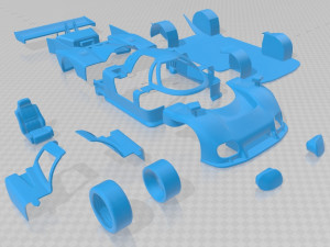 lancia lc2 1985 printable car 3D 打印模型