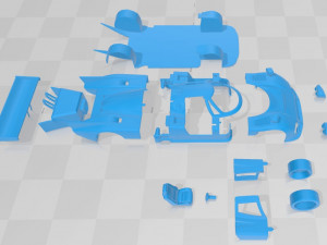 lancia lc2 1985 printable car 3D 打印模型