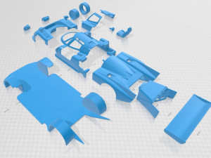 lancia lc2 1985 printable car 3D 打印模型