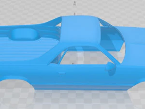 el camino 1982 printable body car 3D Print Model