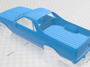 el camino 1982 printable body car 3D Baskı Modeli