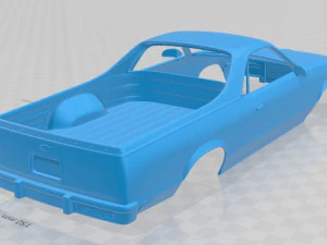 el camino 1982 printable body car 3D Print Model