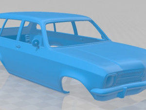 opel ascona voyage 1970 printable body car 3Dプリントモデル