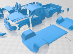 toyota tacoma 2016 printable car Modelo de impresión 3D