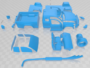 toyota tacoma 2016 printable car 3D Print Model