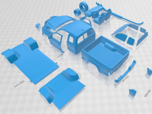 toyota tacoma 2016 printable car 3D Print Model