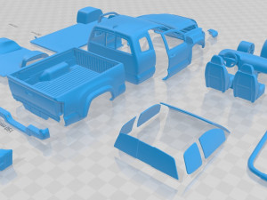 toyota tacoma 2016 printable car 3D Print Model