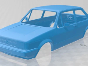 carro volkswagen jetta 1979 para impress&atilde;o Modelo de Impressão 3D
