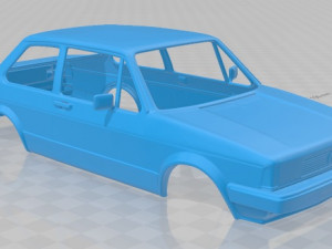 volkswagen jetta 1979 printable body car 3D Druckmodell