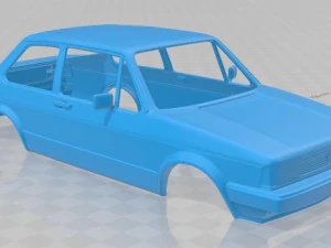 volkswagen jetta 1979 printable body car 3D Print Model