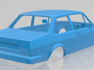 volkswagen jetta 1979 printable body car 3D Druckmodell