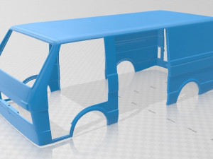 volkswagen lt panelvan 1975 printable van 3D Print Model