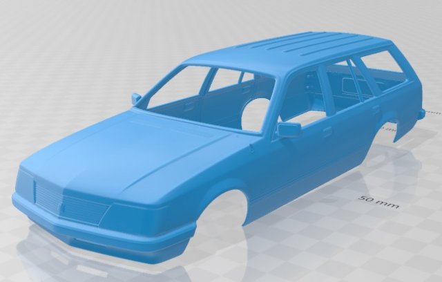 holden commodore wagon 1981 printable body car Modèles 3D en vedette .c4d .max .obj .3ds .fbx .stl .blend