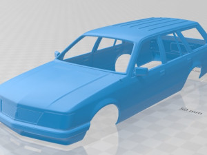 holden commodore wagon 1981 printable body car 3D Print Model