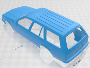holden commodore wagon 1981 printable body car Modèles 3D en vedette