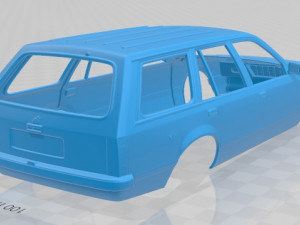 holden commodore wagon 1981 printable body car Modèles 3D en vedette