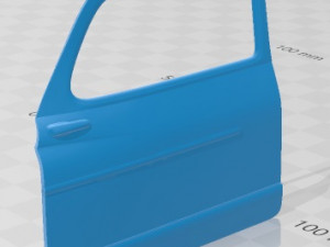 Fiat 600 d 1960 printable car 3D Baskı Modeli