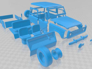 bronko 1975 printable car 3D Print Model