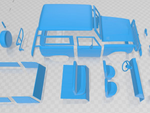 bronko 1975 printable car Model Cetak 3D