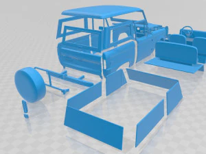 bronko 1975 printable car 3D Print Model