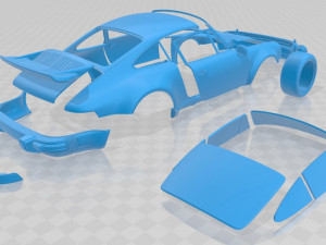 porsche 911 1973 printable car 3D Принт Модель