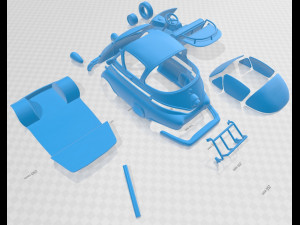 isetta 250 1955 printable car Model do druku 3D