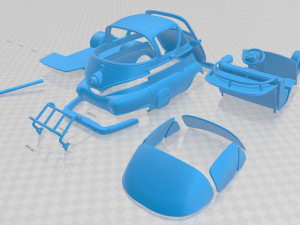 isetta 250 1955 printable car Model do druku 3D