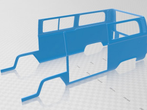 volkswagen kombi 2012 printable van Modello di stampa 3D