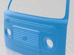 volkswagen kombi 2012 printable van Modello di stampa 3D