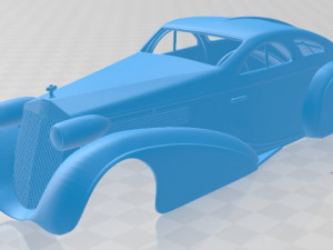 phantom jonckheere 1934 printable body car 3D 프린트 모델