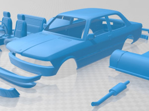 e21 coupe 1975 printable car Modèles 3D en vedette