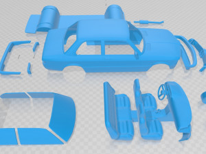 e21 coupe 1975 printable car 3D Принт Модель