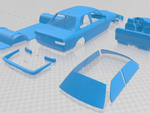 e21 coupe 1975 printable car 3D Принт Модель
