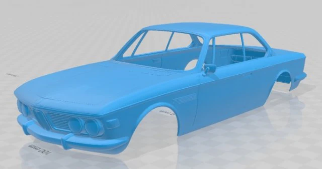 3cs printable body car 3D Print Model .c4d .max .obj .3ds .fbx .stl .blend