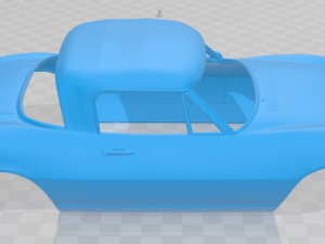 fiat dino spider 2400 1969 printable body car Modello di stampa 3D