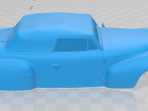 zephyr continental cabriolet 1939 printable body car 3D Print Model
