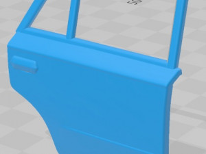 fiat 124 1972 printable car 3D प्रिंट मॉडल