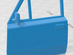 fiat 124 1972 printable car 3D प्रिंट मॉडल