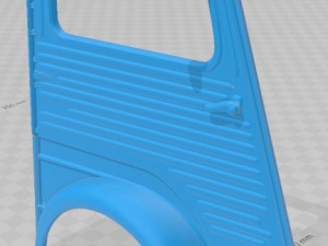 citroen h 1980 printable van Modelo de impresión 3D