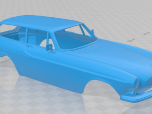 volvo p1800 1973 printable body car 3D Принт Модель
