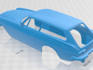 volvo p1800 1973 printable body car 3D Принт Модель