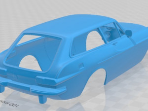 volvo p1800 1973 printable body car 3D Принт Модель