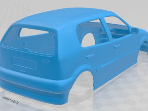 volkswagen polo 1994 5 doors printable body car 3D Print Model