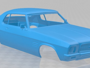 holden monaro coupe gts 350 1971 printable body car 3D-Druckmodell