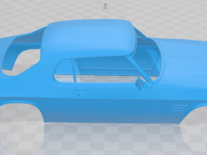 holden monaro coupe gts 350 1971 printable body car 3D-Druckmodell