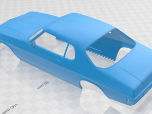 holden monaro coupe gts 350 1971 printable body car 3D-Druckmodell